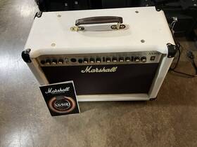 Marshall As50dc 50-watt 2x8 Inch 2-channel Acoustic Combo White Limited Edition