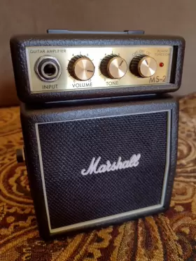 M-ms-2-u Marshall Ms-2 Mini Guitar Clip On Battery Powered Amplifier