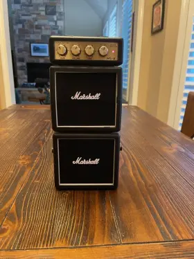 M-ms-4-u Marshall Micro Stack Ms-4 2-watt 2x2 Inch Battery-powered Guitar Combo Amplifier