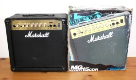 Mg15cdr-u Marshall Mg Series 15 Watt Combo Reverb Guitar Amp Ex With Box Manual