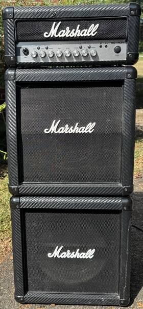 Marshall Mg15hcfx 2012 Mini Guitar Amp Stack Micro