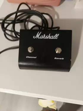 Pedl-00009 Marshall Guitar Amp Amplifier 2 Button Channel Reverb Footswitch