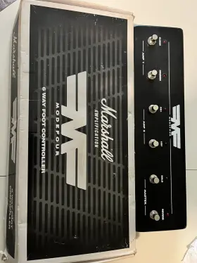 Pedl-10032 Marshall Oem 6 Way Footswitch For Mf350 Modefour With Original Box