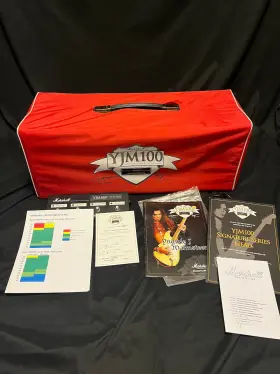 Yjm100 Marshall Yngwie Malmsteen Signature 100-watt Guitar Amp Head With Coa-mint
