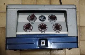 Ma-17n Masco Vintage Tube Pa Amplifier For Blues Harp Or Guitar Repurposing 25w