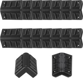 Meccanixity 250326 16 Pcs Speaker Cabinet Corners Protector 45x45x70mm