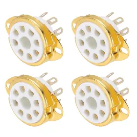 Mea240514ee000871 Meccanixity 4 Pcs 8pin Tube Socket Ceramic Vacuum Protect Tu