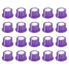 Mea240618ee001878 Meccanixity 20pcs Potentiometer Knob Fit 1/4 Inch Shaft Pots Set Screw Purple