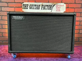 2122cb-0106-u Mesa Boogie 2x12 2cb - Black Shadows 8ohm Guitar Cabinet With Casters