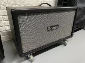 0.212r.bb.f Mesa Boogie Custom Horizontal 2x12 Rectifier Guitar Cabinet - Black/gray