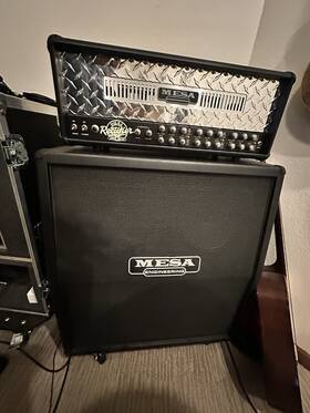 Mesa/boogie R-059083 Dual Rectifier 100-watt Tube Head 4x12 Cab Pro Rack Fully Loaded