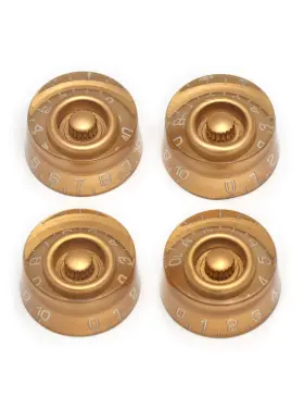 Kb-09 Metallor Electric Guitar Top Hat Knobs Speed Volume Tone Control Gold