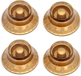 Kb-13 Metallor Electric Guitar Top Hat Knobs Speed Volume Tone Control Gold