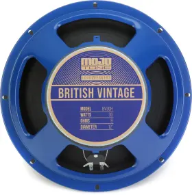 9911210 Mojotone Bv-30h 12-inch 30-watt 8-ohm Guitar Speaker