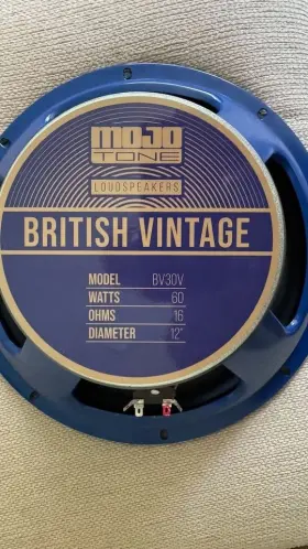 9911221 Mojotone Bv-30v 60w 12 Inch British Vintage Series Guitar Speaker 16 Ohm
