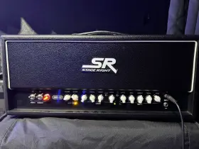 625913 Monoprice Sb20 50w All Tube 2-channel Guitar Amp Head With Reverb