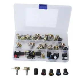 Phmcr1e38 Mopfol Phmcr1e38/ph06-yt 80pcs Potentiometer Control Kit B5k B10k B20k B50k B100k Linear Taper Audio