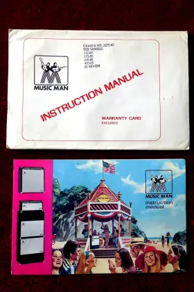Hd130 Music Man Instruction Manual Vintage 0nly For Models-112 115 210 410 65 Reverb