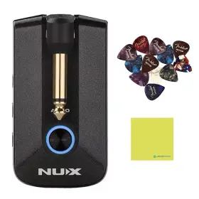 Nux 810139692904 Mighty Plug Pro Mp-3 Guitar Headphone Amp Bundle With 12x Fender