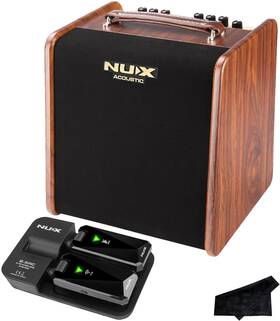 Nux 810143430448 Stageman Ac-25 Portable Battery Acoustic Amplifier Bluetooth