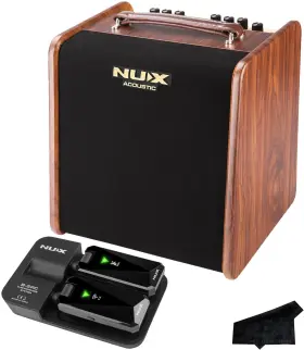 Ac-25 Nux 810143430448 Stageman Portable Battery Acoustic Amplifier Bluetooth