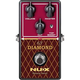 Nux 885947105960 63 Diamond Vox Ac Preamp Reissue Series Pedal Black