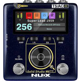 Nux Nux-nss6 Solid Studio Mkii Preamp Power Amp Simulator And Ir Loader Pedal - Blue
