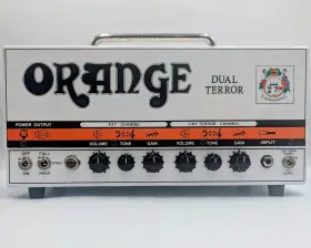 00072-0611 Orange Dual Terror 30/15/7-watt 2ch Tube Head With Fs-1 Single-button Footswitch
