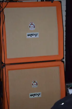 Ppc412-a Orange 197881141110 240w 4x12 Guitar Speaker Cabinet Orange/ Slant Angled Cab Doom