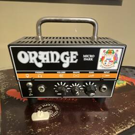 Orange 44508-1020 Micro Dark Hybrid Amplifier Head 20w For Electric Guitar
