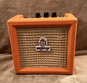 55848-0420 Orange Crush Mini 3 Watt 9 Volt Battery Powered Guitar Combo Amplifier Works A