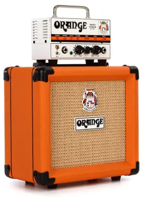 Orange 638876834858 Amps Micro Terror 20-watt Tube Preamp Compact Amp Guitar Cabinet C