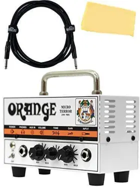 Mt20 Orange 660845718814 Micro Terror 20-watt Mini Guitar Amplifier Head Bundle With Instr
