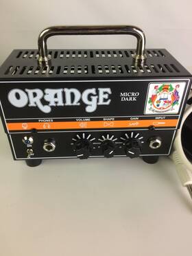 Orange 730553822834 Excellent Micro Dark Electric Guitar Hybrid Head 20w Black