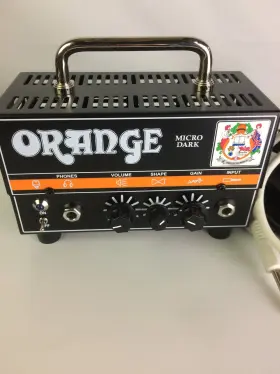 Orange 730553822834 Excellent Micro Dark Electric Guitar Hybrid Head 20w Black