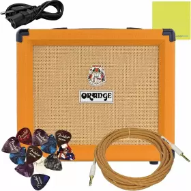 Orange 857954008749 Crush 20w 1x8 Inch Guitar Combo Amp With Pig Hog Cable Power And 12x Picks
