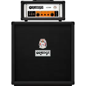 Ad200v3b410stk Orange Ad200 200-watt Tube Bass Head And Hc 4x10 Inch 600-watt Cabinet - Black