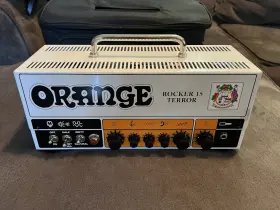 Orange Amplifiers 197881059576 Rocker 15 Terror 15w Tube Guitar Amp Head White Ob