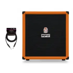 Crush-bass-100 Orange Amps K1 Crush Bass 100 1 X 15 Inch 100w Combo Amp With Cable Bundle