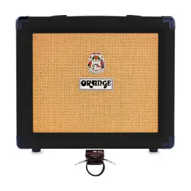 Orange Amps Crush20rt-black K1 20 Watt Black Crush Rt And 10 Feet Ts Guitar Cable Bundle