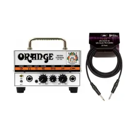 Oa-mt20 Orange Amps K3 Micro Terror 20 Watt Tube Preamp Compact Amp With Cable Bundle