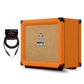 Rocker-15 Orange Amps K1 Amplifiers Rocker 15 15w Combo Tube Guitar Amp With Cable Bundle