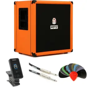 Cb100orgbun Orange Crush Bass 100 1x15 Inch 100-watt Combo Amp Essentials Bundle