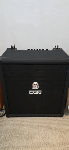 Crush-bass-100-blk Orange Amplifiers Crush Bass 100 100w 1x15 Combo Amplifier Black