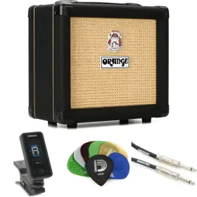 Crush12blkbun Orange Crush 12-watt Combo Essentials Bundle - Black