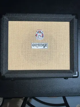 Crush20bk Orange Crush 20 Bk Twin Channel Solid State Black Combo Guitar Amplifier