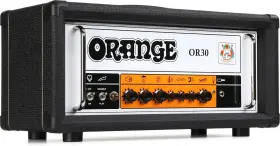 Or30-h-bk-v3 Orange Or30 30-watt 1-channel Tube Amplifier Head - Black
