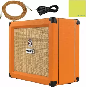 Orange20rt Orange Phinst Crush 20rt 20w Guitar Combo Amplifier Bundle With Pig Hog Cable And Cloth
