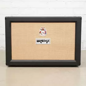 Ppc212 Orange 120w 16 Ohm Lead Guitar Cabinet 2x12 Inch Black #53848