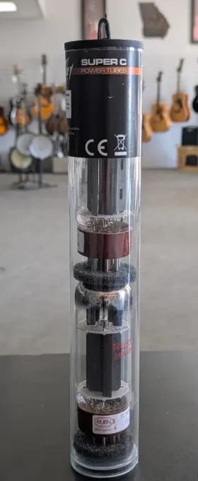 00053240 Peavey Super C Power Tubes El34 Duet Pair Ruby New Free Shipping